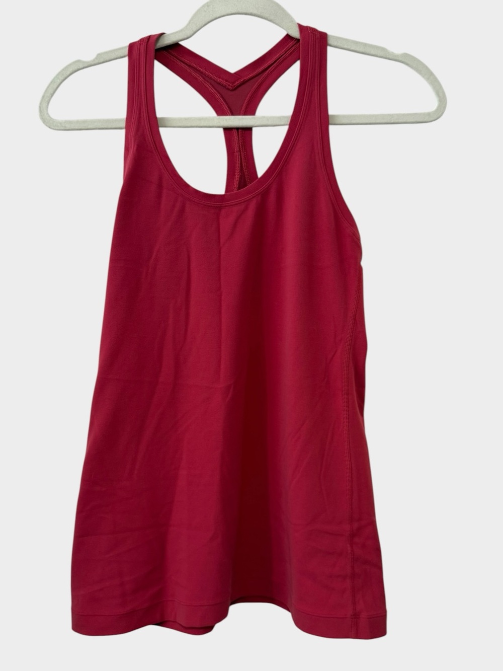 Lululemon Size 6 Align Hip Length Racerback Tank Top Deep Red Nulu Yoga